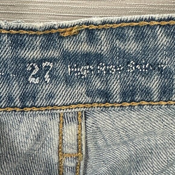 Levis Jeans Womens 27 HIgh Rise Skinny Cotton Stretch Light Wash Pockets Mom - Picture 9 of 11